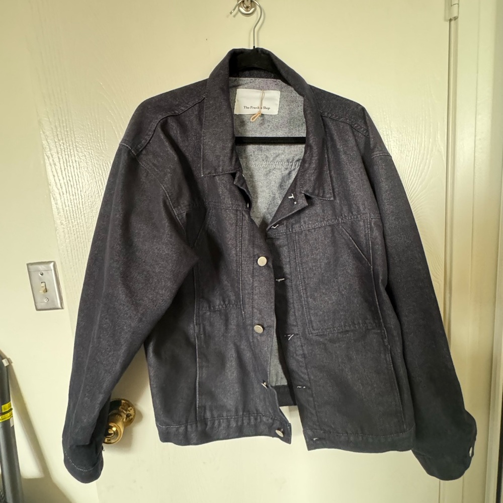 The French Shop Dark Denim Chore Jacket